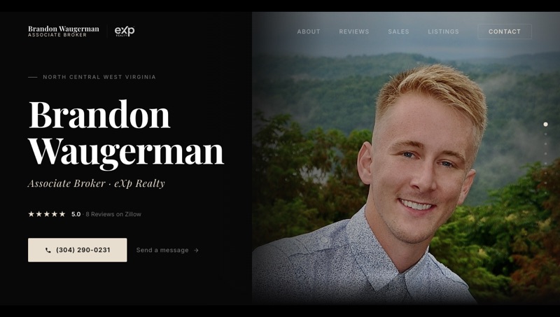 HomeHub Real Estate website screenshot