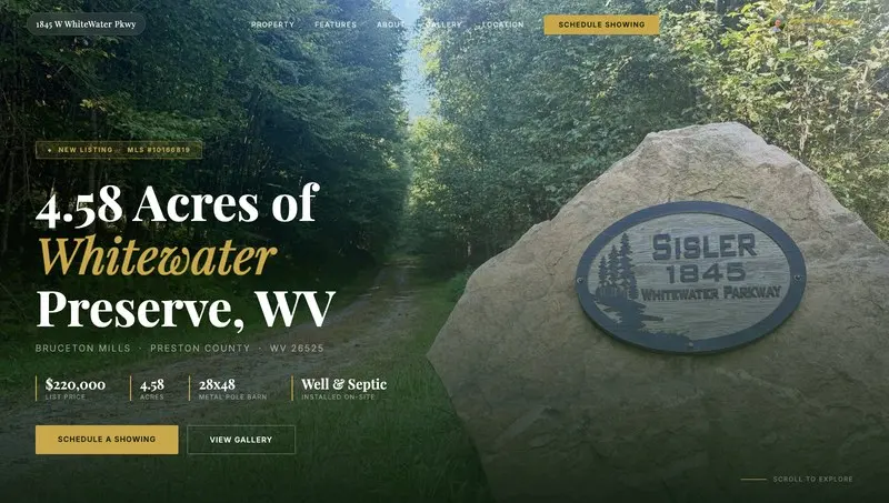 1845 WhiteWater Pkwy property listing screenshot